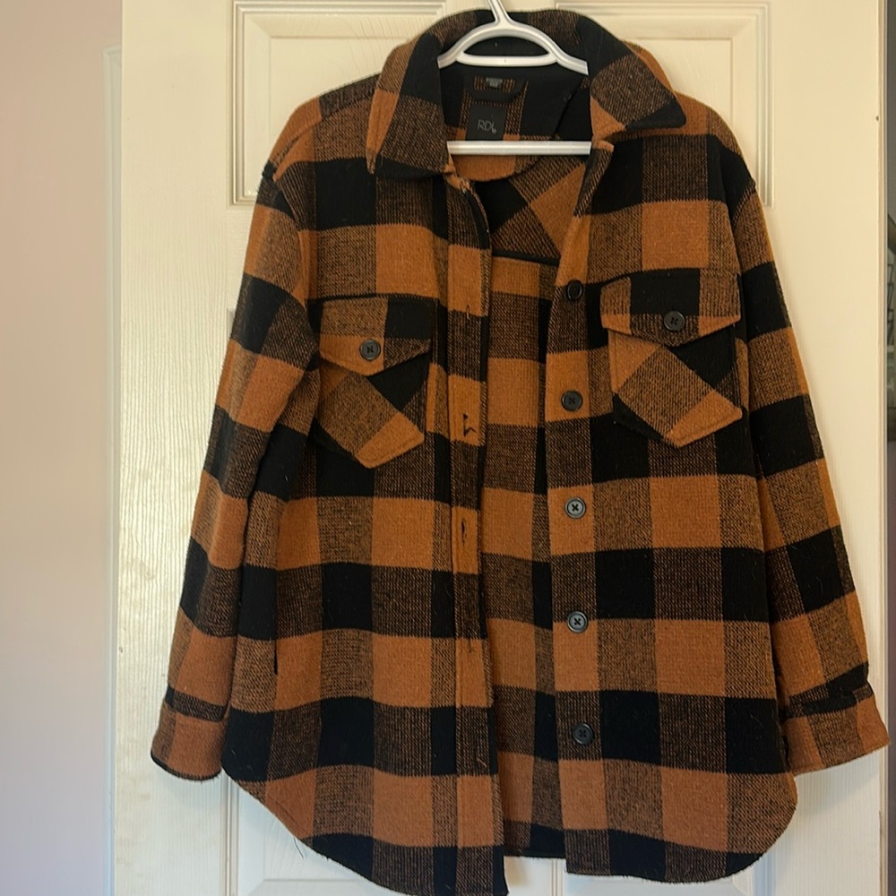 RDI Brown/Black Heavy Shacket